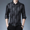 Premium Slim-Fit Satin Formal Shirt