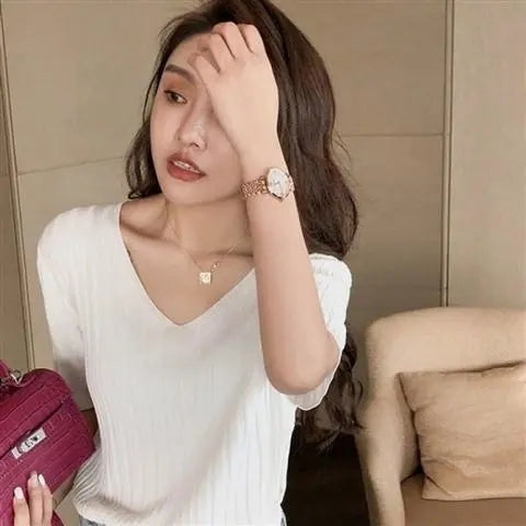 Savypri Essential Summer Knit Top