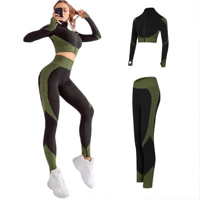 Savypri SculptFit Seamless Yoga Set