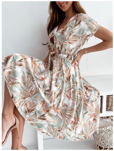 Savypri Riviera Floral Midi Dress