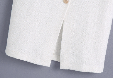 Savypri Elegance Textured Skirt