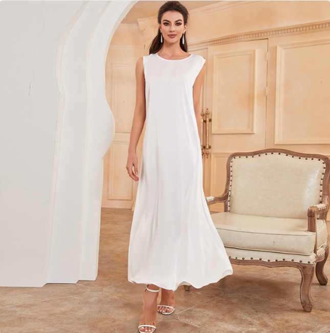 Savypri Ivory Grace Maxi Dress