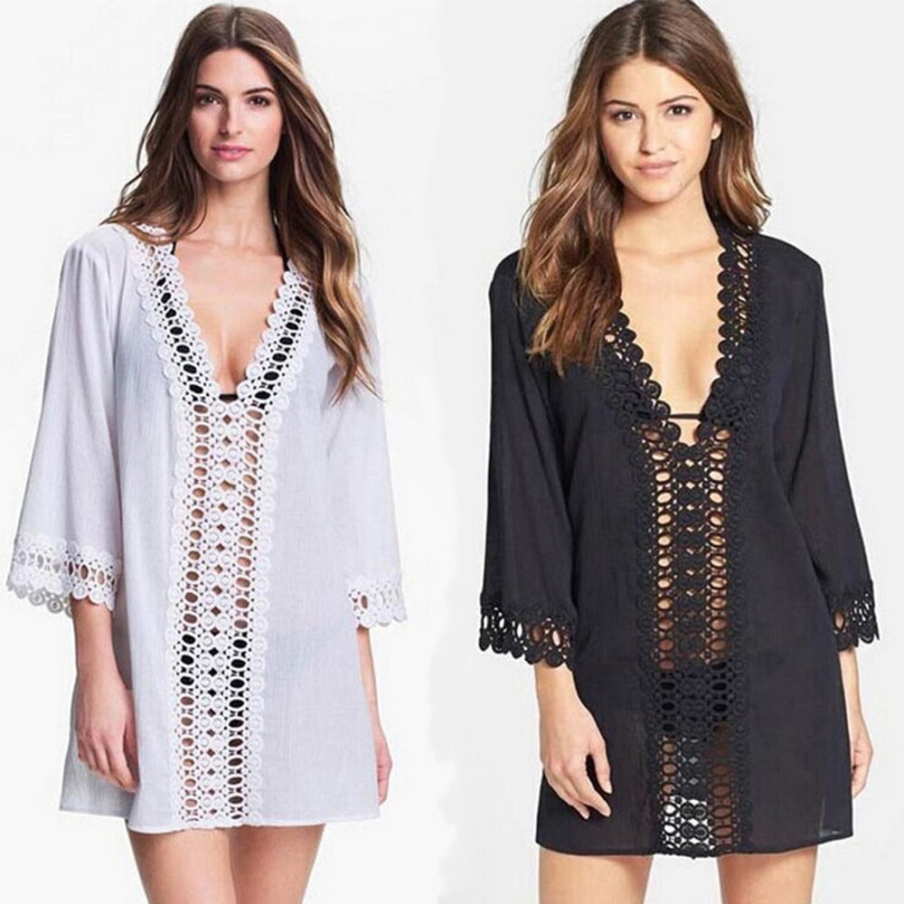Savypri Riviera Lace Cover-Up
