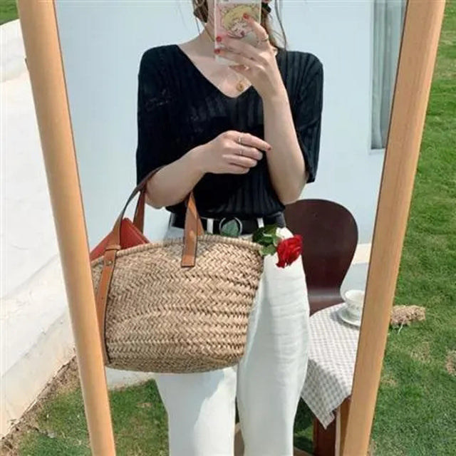 Savypri Essential Summer Knit Top
